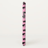 Roze en Zwarte Paard Sjaal Case-Mate iPhone Case (Achterkant / rechts)