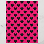 Roze en zwarte Patroonpapier (Voorkant)