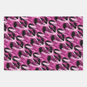 Roze en zwarte penseelpapierbladen voor penselen inpakpapier vel (Voorkant 2)