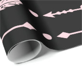 Roze en zwarte pijlen Wilde een meisje van de verj Cadeaupapier (Rol Hoek)