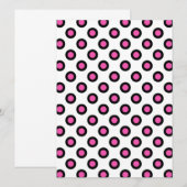 roze en zwarte polka stipproducten (Voorkant / Achterkant)
