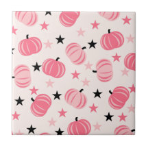 Roze en zwarte pompoen met sterren Halloween & Her