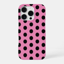 Roze en zwarte pooldots