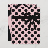 Roze en zwarte poolpunten kaart (Voorkant / Achterkant)