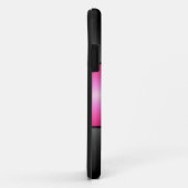 Roze en zwarte roestvrij staal Case-Mate iPhone case (Achterkant/rechts)