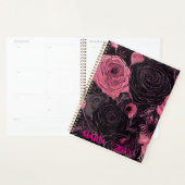 Roze en zwarte Rozen Planner (Display)