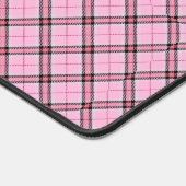 Roze en zwarte spelden bureaumat (Hoek)