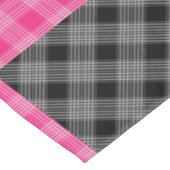 Roze en zwarte speldendoek tafelkleed (Gekanteld)