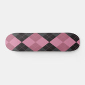 Roze en zwarte stijl persoonlijk skateboard (Horizontaal)