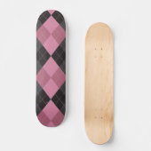 Roze en zwarte stijl persoonlijk skateboard (Voorkant)