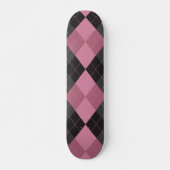 Roze en zwarte stijl persoonlijk skateboard (Voorkant)