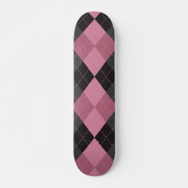 Roze en zwarte stijl persoonlijk skateboard
