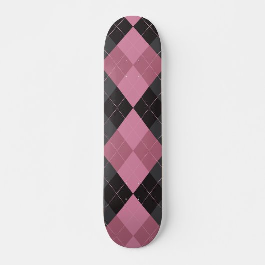 Roze en zwarte stijl persoonlijk skateboard (Voorkant)