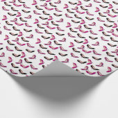 Roze en zwarte Stiletto-papier op hoge hoogte voor Cadeaupapier (Hoek)