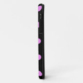 Roze en Zwarte Stip iPhone 5 Hoesje (Achterkant/links)