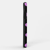 Roze en Zwarte Stip iPhone 5 Hoesje (Achterkant/rechts)