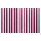 Roze en zwarte strepen stof (Fat Quarter)