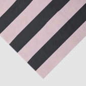 Roze en zwarte strepen Waterverf Tissuepapier (Detail)