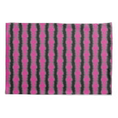 Roze en zwarte tie-dye kussensloop (Achterkant)