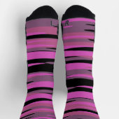 Roze en zwarte tijgerkamo sokken (Top)