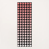 Roze en zwarte verlooppatroon yogamat (Voorkant)