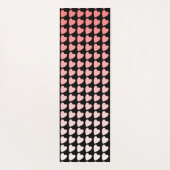 Roze en zwarte verlooppatroon yogamat (Achterkant)