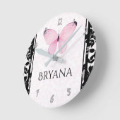 Roze en zwarte vlinder zalen Zaal op maat Ronde Klok (Hoek)