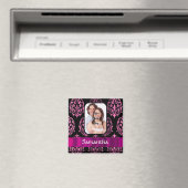 Roze en zwarte vocht magneet (Insitu (Vaatwasser))