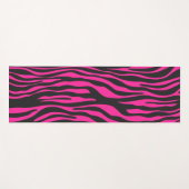 Roze en zwarte zebra afdrukken yogamat (Voorkant (horizontaal))