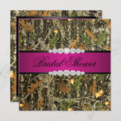 Roze en zwarte Zebra Bachelorette Party Kaart (Voorkant / Achterkant)