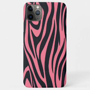 Roze en zwarte Zebra dierenprint Case-Mate iPhone Case