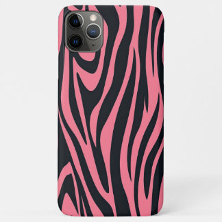 Roze en zwarte Zebra dierenprint Case-Mate iPhone Case