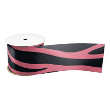 Roze en zwarte Zebra dierenprint