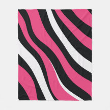 Roze en Zwarte Zebra Stripes
