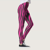 Roze en zwarte zebraprint leggings (Rechts)