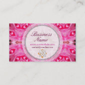Roze energie New age Holistisch Visitekaartje (Achterkant)