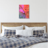 Roze Energie Vlinder Fractale Kunst Canvas Afdruk (Insitu (Slaapkamer))