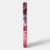 Roze Energie Vlinder Fractale Kunst Case-Mate iPhone Case (Achterkant / Links)