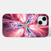 Roze Energie Vlinder Fractale Kunst Case-Mate iPhone Case (Achterkant (horizontaal))
