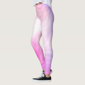Roze Energie Wervel Workout Leggings voor Vrouwen (Links)