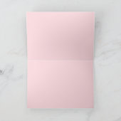 Roze enge één schattige spook Halloween 1e verjaar Bedankkaart (Binnen)