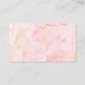 Roze Engel Baby Heaven Sent Luier Raffle Informatiekaartje (Achterkant)