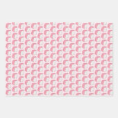 Roze Engel Eten Spons Cake Slice Bakken Foodie Inpakpapier Vel (Voorkant 3)