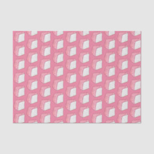 Roze Engel Eten Spons Cake Slice Bakken Foodie Tissuepapier