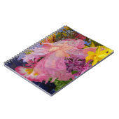 Roze engel met kind notitieboek (Linkerzijde)