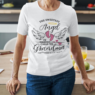 Roze engel noemt me oma verlies van kleindochter t-shirt
