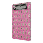 Roze Engel Vis Mini Kladblok Klembord (Angled2)