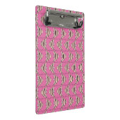 Roze Engel Vis Mini Kladblok Klembord (Schuin)