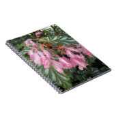 Roze Engelenvleugel Begonia Bloem Notitieboek (Rechterzijde)