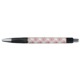 Roze Engels roos cottage floral  patroon Pen